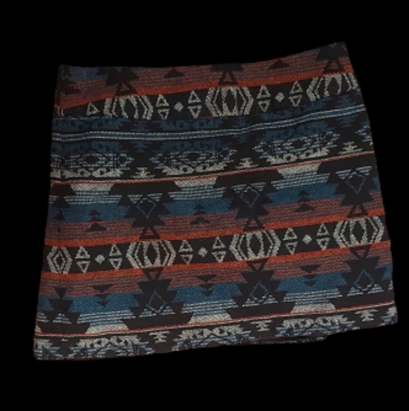 Dalia Collection Tribal Print Mini Skirt - Picture 2 of 3